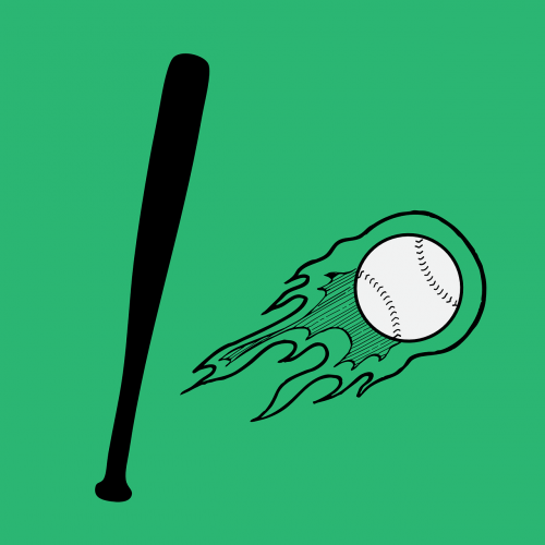 baseball bat ball