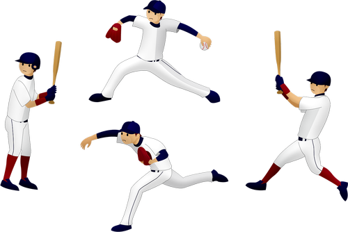 baseball players  bats  mitt