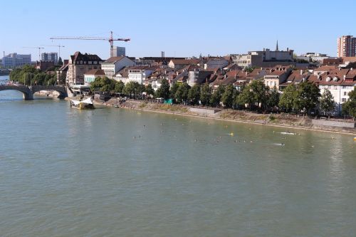 basel rhine cityscape