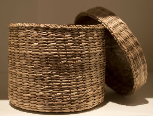 basket with lid pflechtkorb round basket