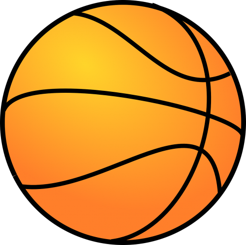 basketball orange round