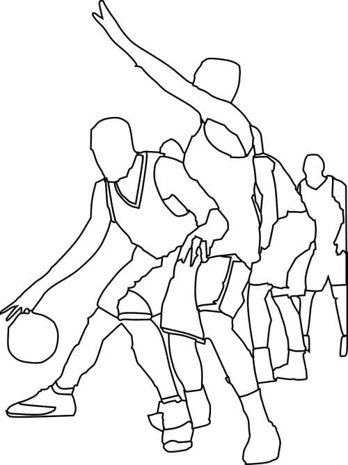 basketball players game