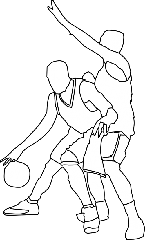 basketball players defence