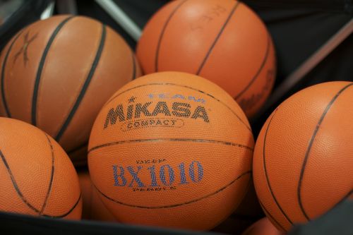 basketball balls basket