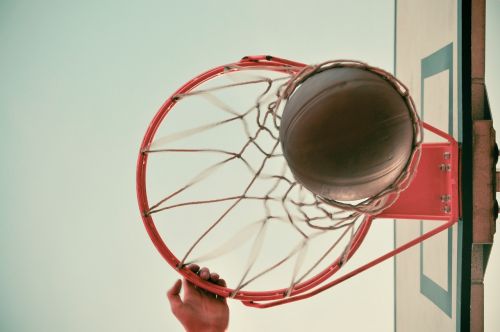 basketball hoop basket