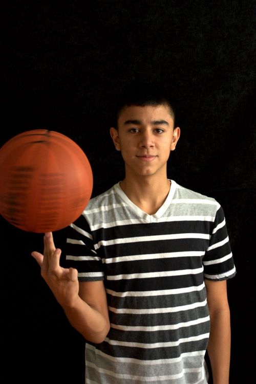 basketball young teenager