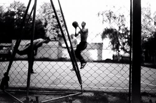 basketball court fence
