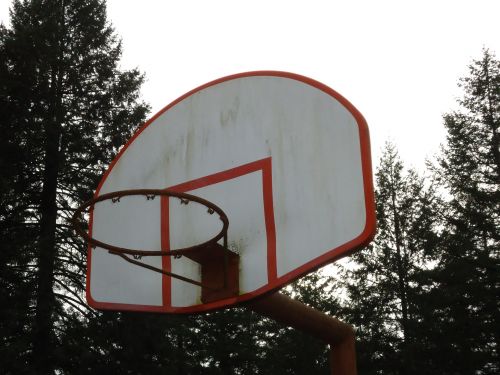 Basketball Backboard And Rim