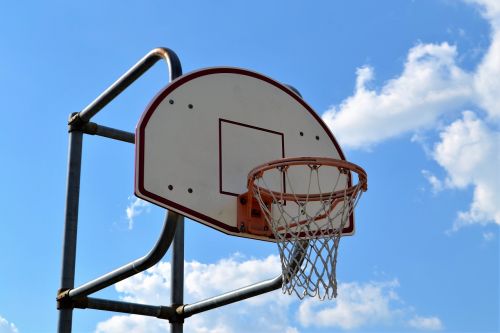 basketball court hoop backboard