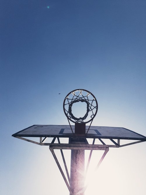 basketball net  sun  ba
