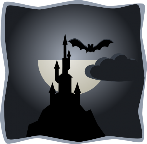 bat castle spooky