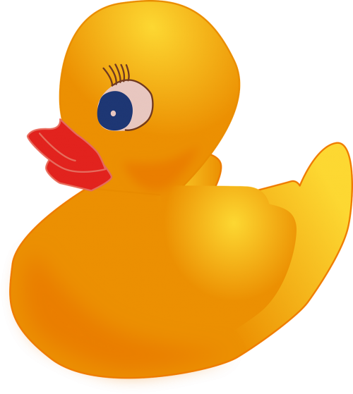 bath duck rubber