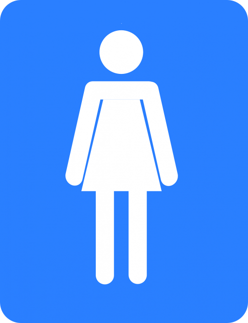 bathroom sign female