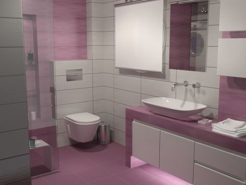 bathroom contemporary washcloset