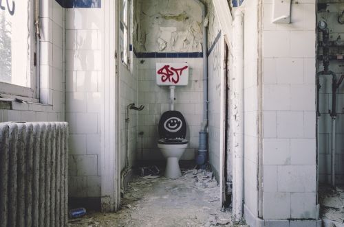 bathroom dilapidated disrepair