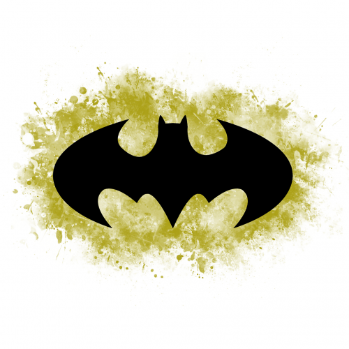batman logo black
