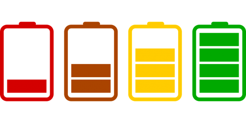 batteries loading icons