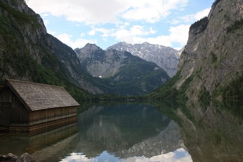 bavaria  upper lake  berchtesgaden