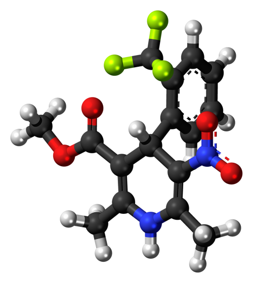 bay k8644 molecule model