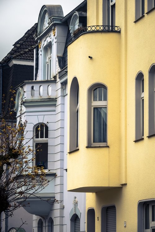 bay window  house facade  window