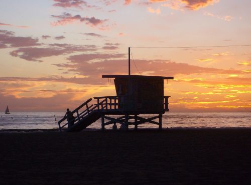 baywatch sunset beach