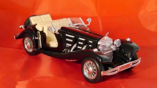 bbubrago model car merces benz 500 k