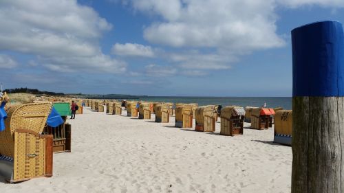 beach beach chair baltic sea