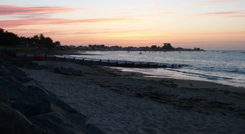 beach sunset vendée