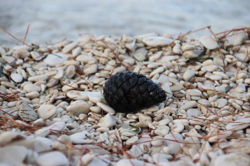 beach rocks pebbles