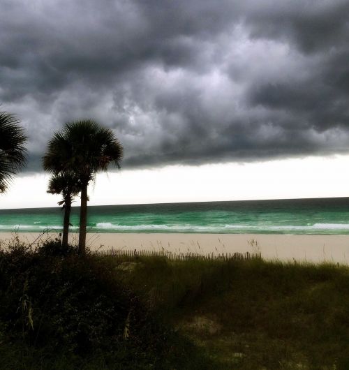 beach clouds florida