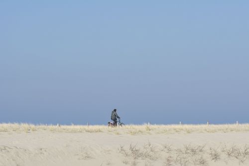 beach dunes cycling