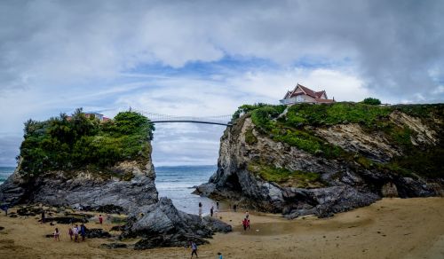 beach cornwall bridge