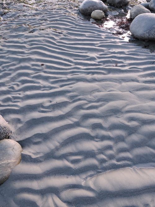 beach sand ripples