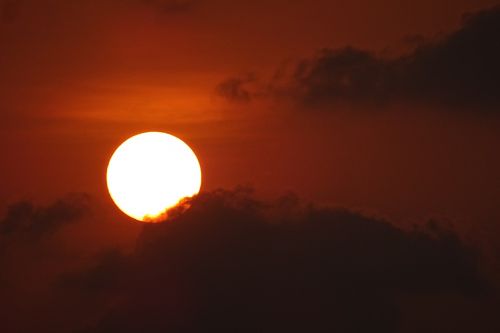 beach sea sunset