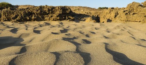beach desert sand waves