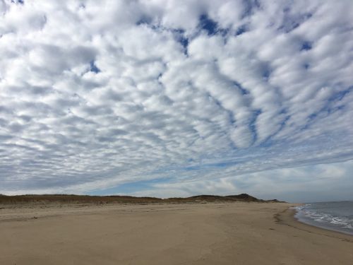 beach clouds sky