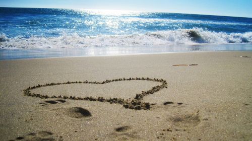 beach sand ocean