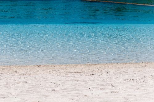 beach turquoise sand