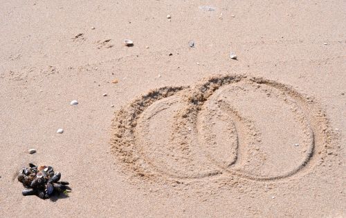 beach sand rings