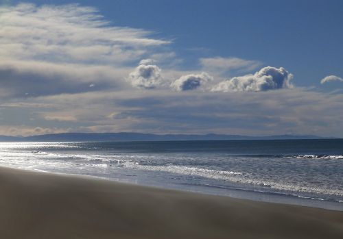 beach winter water