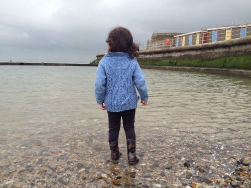 beach girl sea