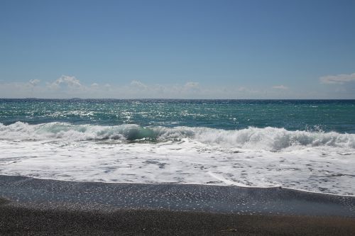 beach wave greece