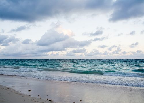 beach sunset sea