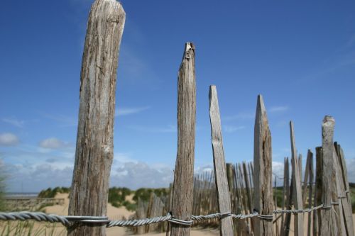 beach england fence