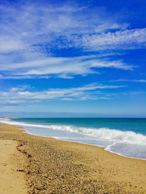 beach sky sea