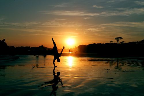 beach sunset sun