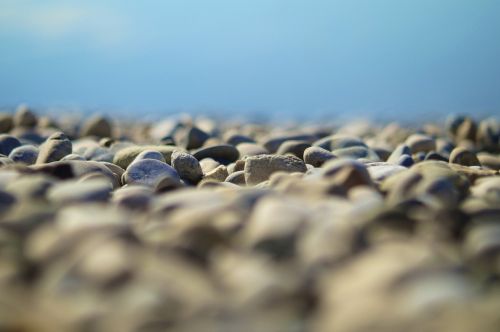 beach pebble stones