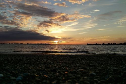 beach sunset landscape