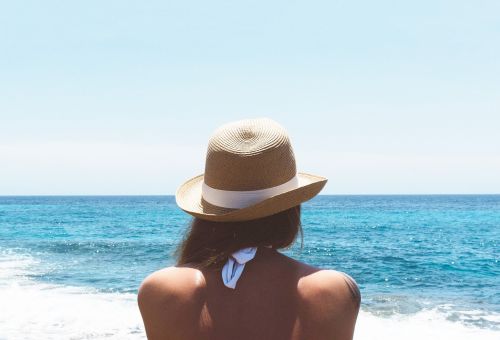 beach hat ocean