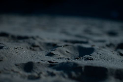 beach close-up dark